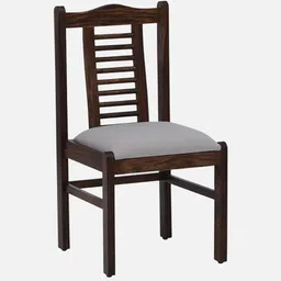 woodsworth from pepperfry Rhode Sheesham Wood Dining chair in Provincial Teak finish image 5