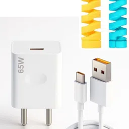 urcart Wall Charger Accessory Combo for 67W Xiaomi Poco X3 NFC / X 3 NFC Quick Dash Flash Super Vooc-picture-12