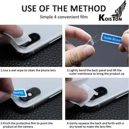 KOISTON Screen Guard for Motorola Moto G36 5G Camera Lens Glass Protector | Anti-Scratch | Edge to Edge Full Coverage ( BACK CARBON FIBER SKIN + CAMERA LENS PROTECTOR ) image 5