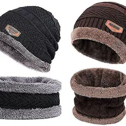 empoison Solid, Woven, Self Design Beanie-picture-15