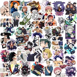 printhua 4.5 cm JJK Stickers for Bike, Laptop, Smartphone, Waterproof, Residue Free, Vinyl, Self Adhesive Sticker-picture-15