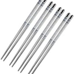 meswarn Eating, Cooking, Decorative Stainless Steel Japanese Chopstick-picture-38