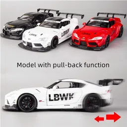 akvanar 1:22 Metal car Die cast Light & Sound Pull Back Function (Multicolor pc 1) image 4