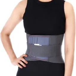 healntrust LS belt Lumbo sacral Waist Belt for Men & Women Back Pain Relief, Slip-Disc Back / Lumbar Support-picture-11