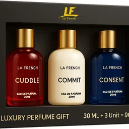 Perfume Gift Set for Women Cuddle | Comitt | Consent Long Lasting Scent 30ml X 3 Eau de Parfum-90 ml-image-4
