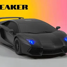 Nilesawar X405 Car Look Wireless Speaker with Flashing LED Lights 10 W Bluetooth Speaker-picture-12