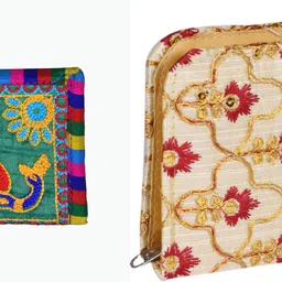 Casual Gold, Green Clutch-image-86