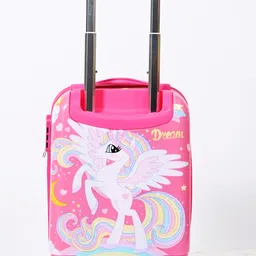 swarn products Small Cabin Suitcase (16 inch) 4 Wheels - New Style Unicorn Printed Pattern Suitcase & Extra Light Weight Kids - Multicolor image 2
