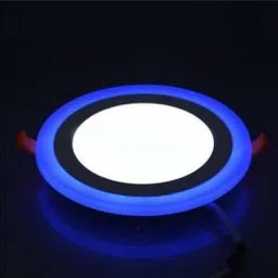 online generation 6 watt (3+3) Ceiling POP 3D Effect (Double Color)Blue & White pack of 4 Recessed Ceiling Light Ceiling Lamp image 2