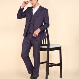 raymond Men 3 PC Suit Checkered Suit image 5