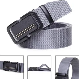 roversole Men Formal, Casual Grey Nylon Belt image 4