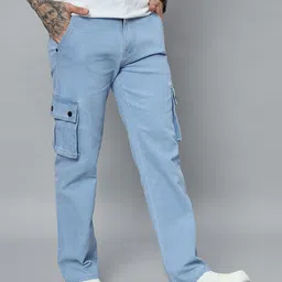 denim look Men Cargos-picture-38