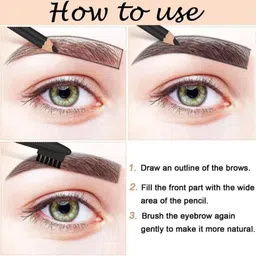arcanuy Waterproof & Smudge Proof Long Lasting Eyebrow Pencil image 2