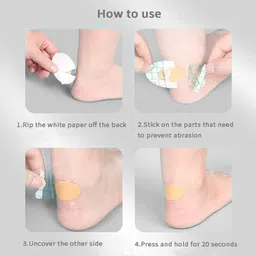 tapahpriyay 40 pcs Blister Protector For Feet Heel Patch Protector Shoe bite Protection Pads Heel Support image 4