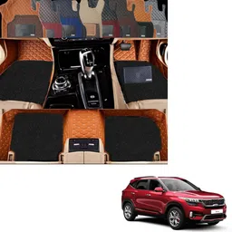 autoclow Leatherite 7D Mat For Kia Seltos image 1