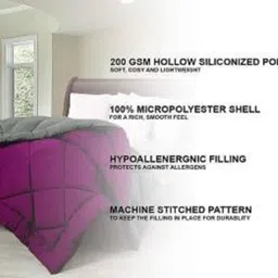 linenovation Solid Double Comforter for Mild Winter image 5