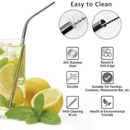 white wings Straight Drinking Straw image 4