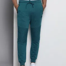 the indian garage co. Men Solid Blue Track Pants-picture-10