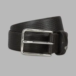 allen solly Men Brown Genuine Leather Belt image 1