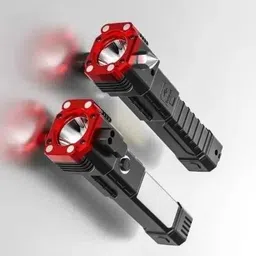 4Modes LED Torch+Hammer+Seat Belt Cutter+Power Bank 218 12 hrs Torch Emergency Light-image-26