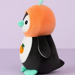 aadvik singh global Cute Penguin Soft Toy in Orange Fruit Costume| Plush Stuffed Animal for Kids | - 23 cm image 4