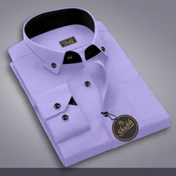 shubhflax Men Regular Fit Solid Spread Collar Casual Shirt-picture-27