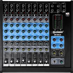 ke krown 8 Channel SM-800E Audio Mixer With Echo for Party & Other Occasions, Sound Mixer Analog Sound Mixer-picture-20