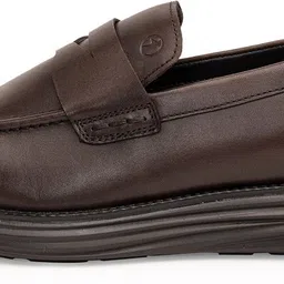 Thomas Crick Sophisticated Dual-Tone Leather Loafers with Enhanced Comfort Corporate Casuals For Men image 3