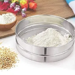 Konquer TimeS 4 in 1 Stainless Steel Interchangeable Sieve, Flour Chalni, Spices, Food Strainers, Atta Chalni, Jaali Channi Atta Maida Strainer image 4