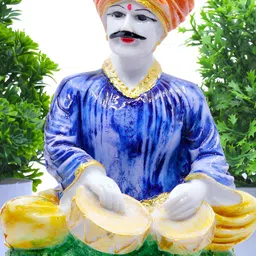 GW CREATIONS Blue Small Figurine Showpiece-picture-16