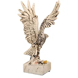 HANDICRAFTS PARADISE White Eagle Showpiece image 3