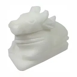 Navyaksh White Nandi Showpiece image 5