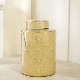 Pure Home and Living Gold-Toned Umbra Ceramic Canister-image-82