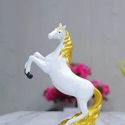 GW CREATIONS White Medium Birds and Animals Figurine Showpiece-image-6