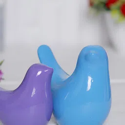 GW CREATIONS Blue & Purple Animals Figurine Showpiece-image-44