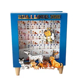 Little Surprise Box LLP Blue & Yellow The Pet Squad Design Piggy Bank-image-83