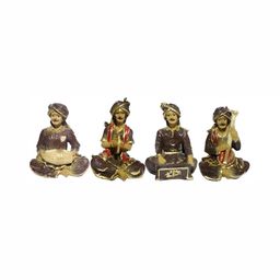 GW CREATIONS Brown 4 Pieces Religious Figurine Showpieces-picture-27