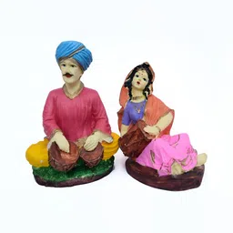 GW CREATIONS Pink & Beige Figurine Showpiece-image-63