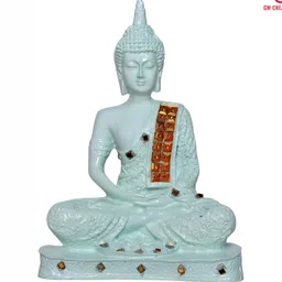 GW CREATIONS Blue Figurine Decorative Showpiece-image-60