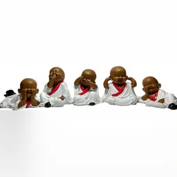 GW CREATIONS White & Brown Figurine Showpiece-image-25