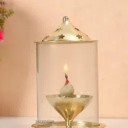 Ascension Transparent Akhand Diya For Puja-picture-37