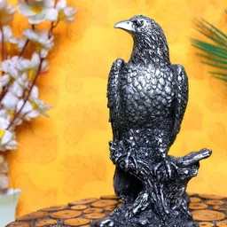 GW CREATIONS Black Bird Figurine Showpiece-picture-33