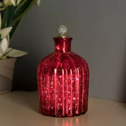 Homesake Red Bottle Copper String Light Showpiece-picture-30