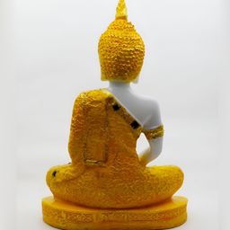 GW CREATIONS Yellow Polyresin Figurine Showpiece-picture-31