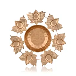 Aura Lotus Flower Diya Shaped Decorative Bowls-image-8