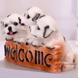 Ascension Welcome Dog Curio Decorative Showpiece image 3