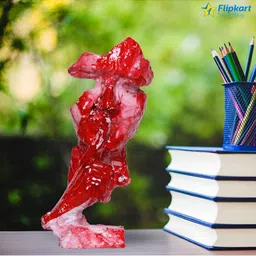 GW CREATIONS Red Polyresin Figurine Showpiece image 3