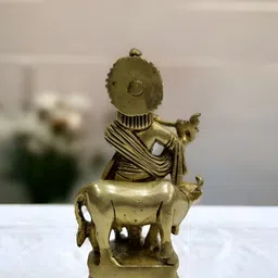 Aakrati Yellow Religious Gopala Idol Showpiece image 5