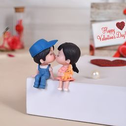 TAYHAA Blue & Pink Harmony of Love Couple Figurine Showpiece-picture-36