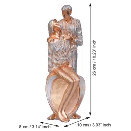 eCraftIndia Beige Human Figurine Showpiece image 5